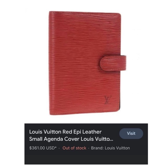 Authentic Louis Vuitton agenda cover pm size - Picture 15 of 15